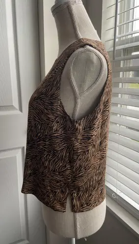 Pendleton Vintage Tiger Print Floral Tank Top & Skirt Matching Set