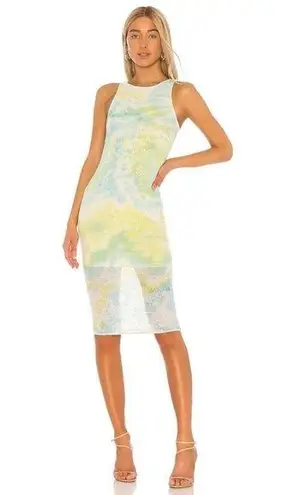 Lovers + Friends / Revolve Harriet Sequin Midi Dress in Tie Dye