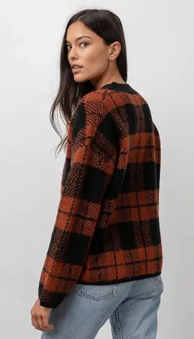 Rails NWT Colleen Sweater Rust Black Plaid