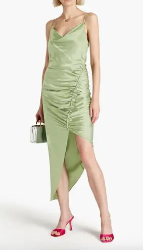 Cinq à Sept Cinq a Sept Emilia Silk Midi Dress Pale Green Womens Size 6
