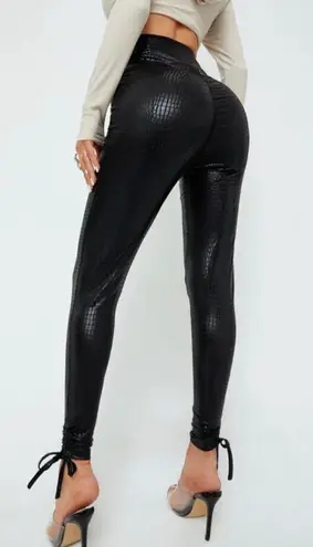 SheIn Alligator Print Pants