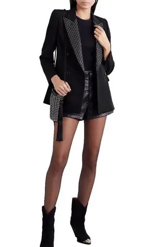 Isabel Marant Paryam embellished blazer jacket crystal studded size FR40 US 8