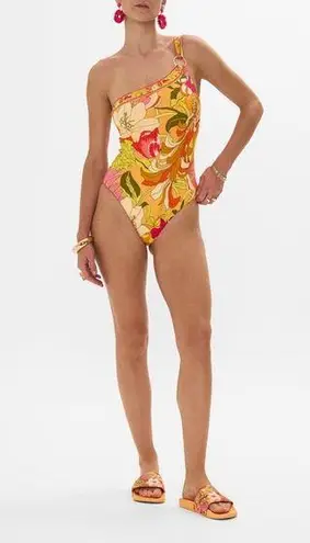 Camilla CAMILA One Shoulder One Piece The Flower Child Society, SMALL, BRAND NEW, $398