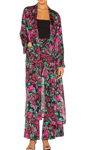 MISA Los Angeles Malini Enchanted Floral Size XS Robe Cardigan