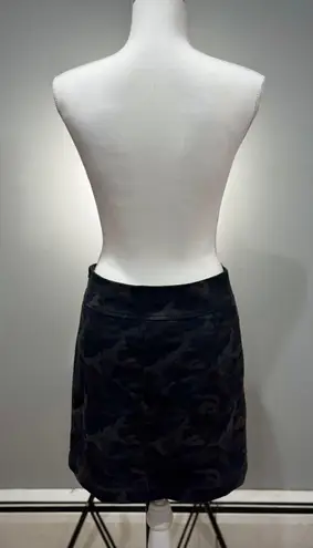 Drew CLEARANCE! Charcoal Camo Faux Suede Skirt Size 6 EUC