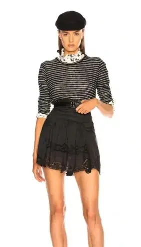 Isabel Marant NWT Marion Mini Skirt Black 4