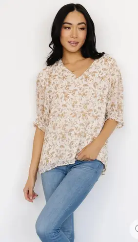 Baltic Born NWT Cream Floral Blouse