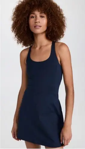 Girlfriend Collective NWT Paloma Dress in Navy Blue