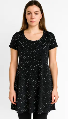 Isaac Mizrahi Live! Polka Dot Short Sleeve A