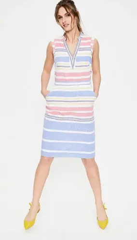Boden Rosemary Dress Blue Size 4
