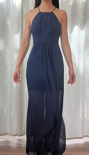 BCBGeneration Navy Prom Dress