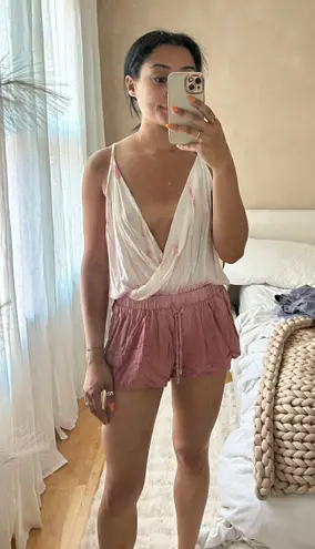 Tie Dye Romper Pink