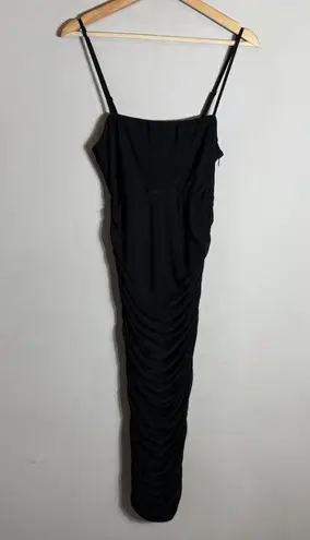 Showpo. Coming For You Mesh Midi Dress Women's 6 Black Formal Cocktail Party