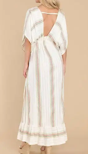 America & Beyond Aurora Rose Maxi Dress Size Small.