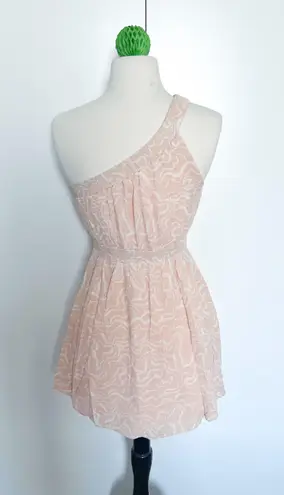 Abercrombie & Fitch dress size Extra Small one shoulder orange cream