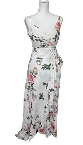 Yumi Kim Anthroplogie Crossroads Maxi Dress High Low Floral Womens Size Small