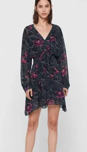 all saints nichola Rosalyn floral dress