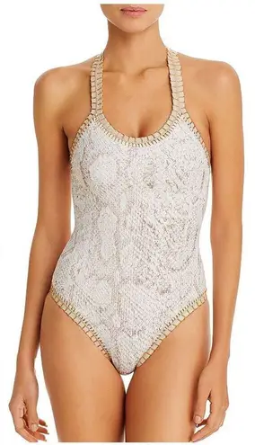 PilyQ New. PQ snakeskin one piece. Medium . Retails $168