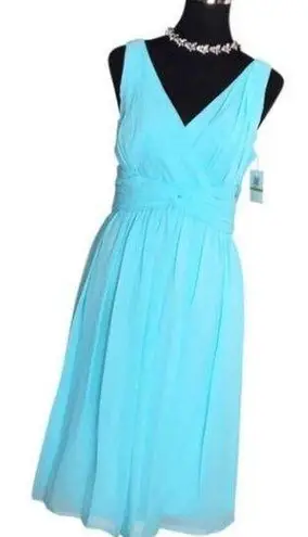 Donna Morgan Jessie Gulfstream Twist Waist Dress