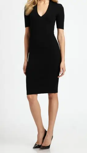 Elie Tahari New Womens Designer $348 Sweater Dress Purple Small Merino Wool S