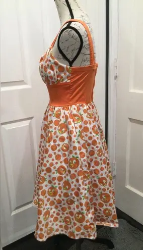 Disney  PARKS THE DRESS SHOP ORANGE BIRD DRESS SIZE XS