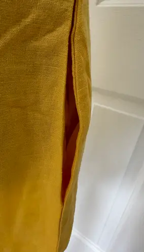 Briggs New York Ladies' Ruffle V-Neck Linen Blend Dress Sz M Brand New