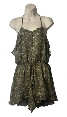 Hommage Floral Chiffon Romper