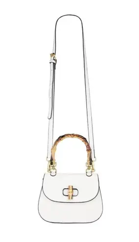 MORE TO COME Hayes Bag in Cream New Womens Clutch Crossbody Evening White