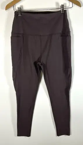 Beyond Yoga Leggings Women Large Spacedye Out Of Pocket Yoga Purple