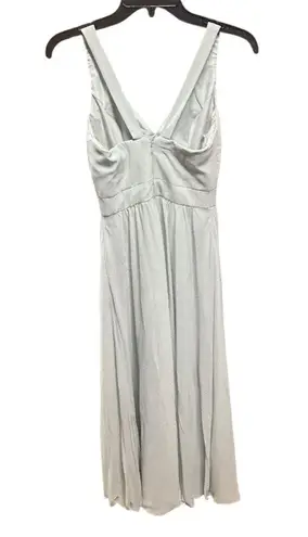 Kennedy Blue Riley Maxi V Neck Sleeveless Dress size 0 Seaglass Green Formal