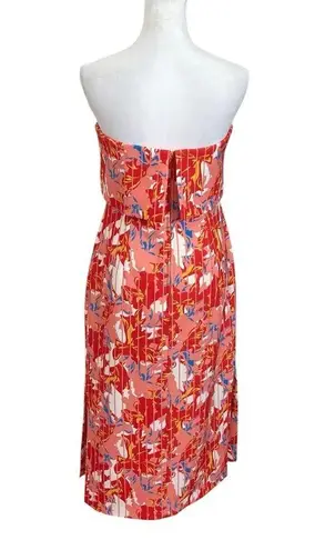 C/MEO COLLECTIVE Strapless Midi Dress Women’s Size L Abstract Multicolor Printed - Image 4