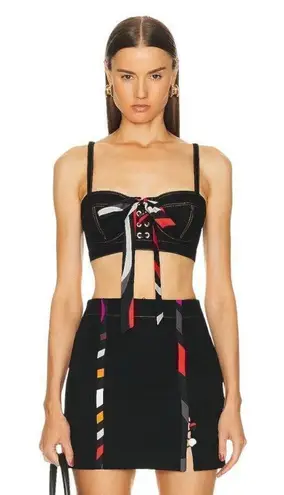 Emilio Pucci Bra Top in Nero