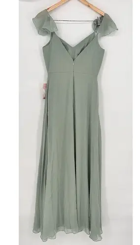 Birdy Grey Women's Dress Sage Size Small Bridesmaids Wedding Prom Party Dress