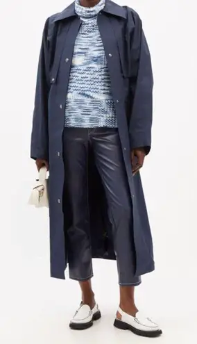 STAUD Benny Sweater Blue Womens Size Medium