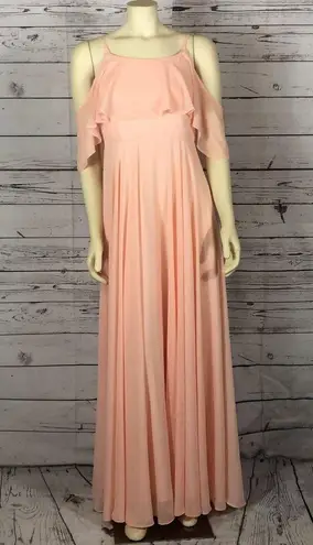 INA ADELE RUFFLE MAXI DRESS size large