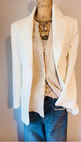 Adrienne Adrianna Papell Crochet Detailed Top