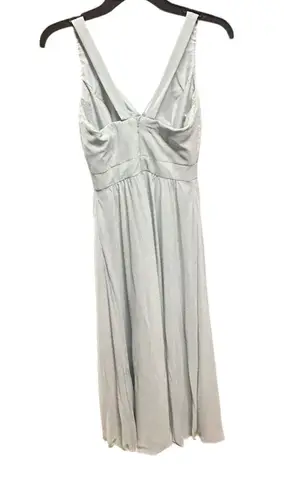 Kennedy Blue Riley Maxi V Neck Sleeveless Dress size 0 Seaglass Green Formal