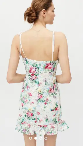 Urban Outfitters SNDYS Amalfi Floral Ruffle Mini Dress