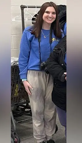 Victoria's Secret PINK gray High Waist campus jogger Sweatpants S