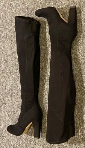 Ivanka Trump NWOB Saffri Over The Knee Faux Suede Boots