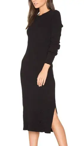 Cotton Citizen NEW NWT Black Monaco Long Sleeve Midi Dress