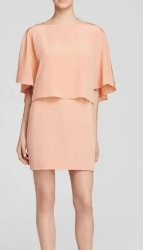 Tibi NWT Heavy Silk Cape Dress