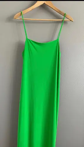 ZARA Green Maxi Dress