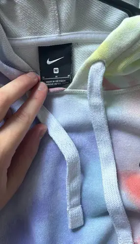 Nike Tie-Dye Cropped Hoodie