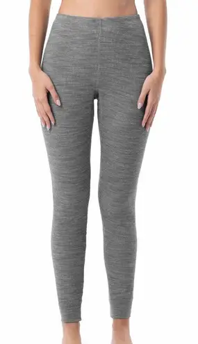 Fruit of the Loom WOMENS THERMAL PANTS SIZE XXXL 22 GRAY WAFFLE DESIGN SOFT NEW