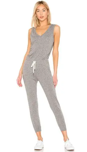 n:philanthropy NWT Flower Jumpsuit in Heather Gray V-neck Jogger XL $178