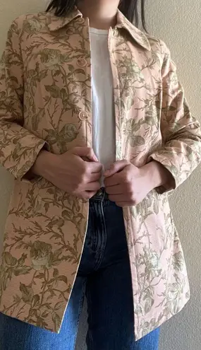 Villager Vintage Floral Long Shacket