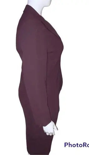 East 5th plum skirt suit