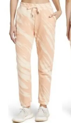Sweaty Betty Essentials Orange Striped Joggers Pants Size Medium NEW