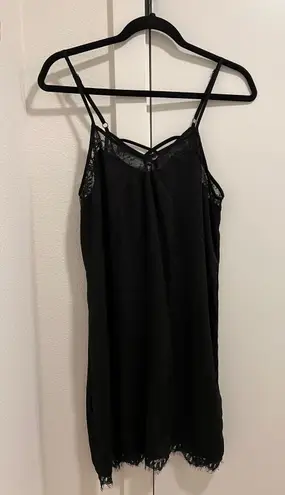 Xhilaration Cute black laced dress size medium